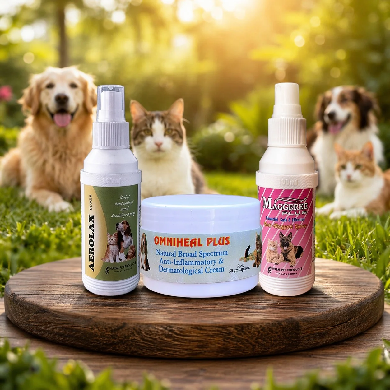 MaxVet 3-in-1 Animal Wound & Skin Care Kit | Maggot Spray & Healing Cream